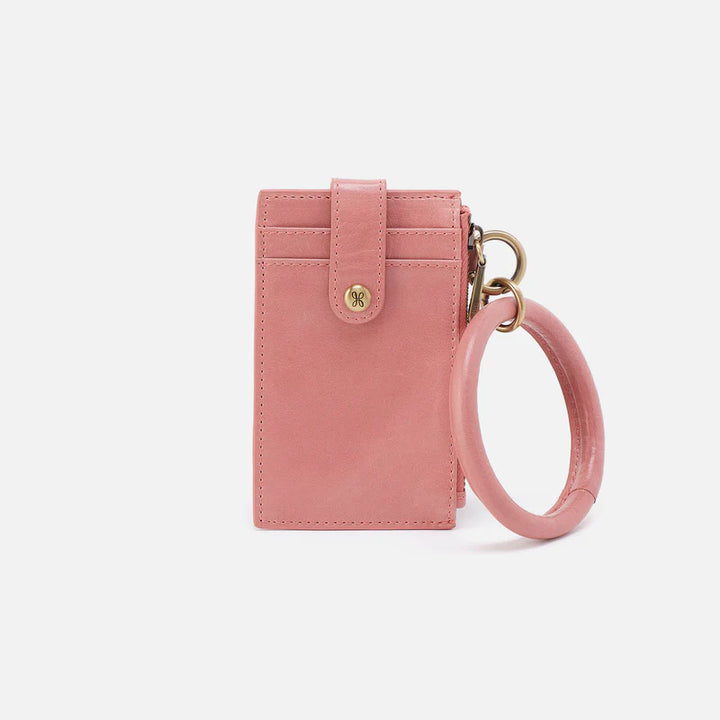 Hobo Ring Credit Card Wristlet in Rose