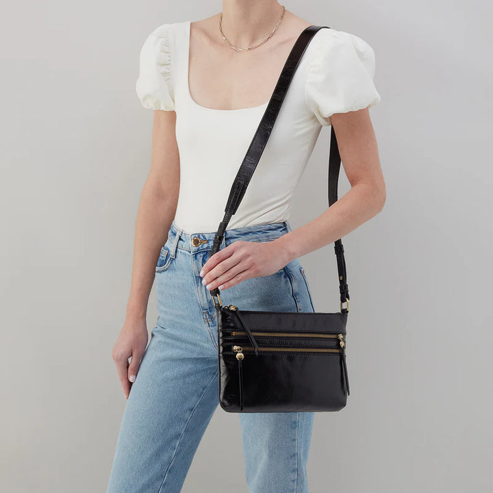 Hobo Billie Crossbody in Black