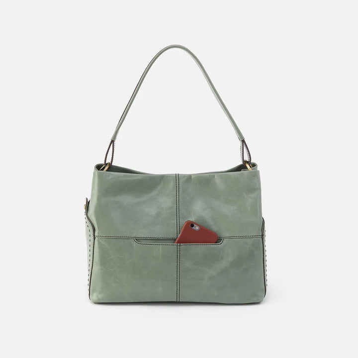 Hobo Seneca Shoulder Bag in Jade