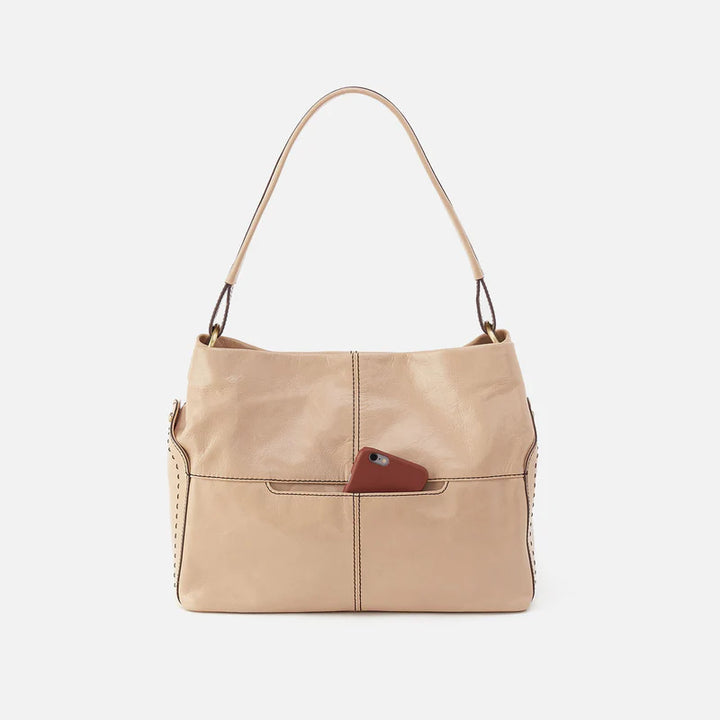 Hobo Seneca Shoulder Bag in Sand