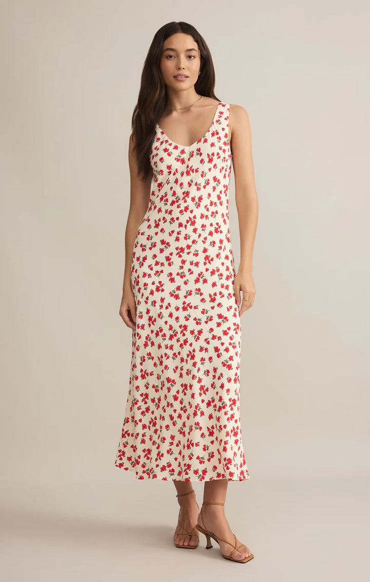 Z Supply Hana La Rosa Ditsy Maxi Dress in Sea Salt