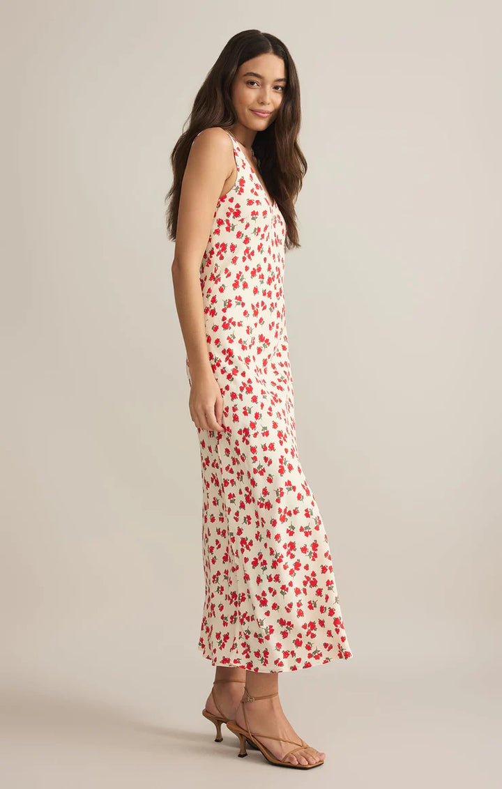 Z Supply Hana La Rosa Ditsy Maxi Dress in Sea Salt