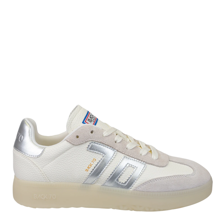 Back 70 BOSTON 2502 in METALLIC SILVER Sneakers