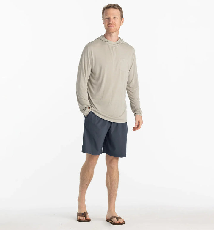 Free Fly Men's Breeze Short – 8" in Blue Dusk II