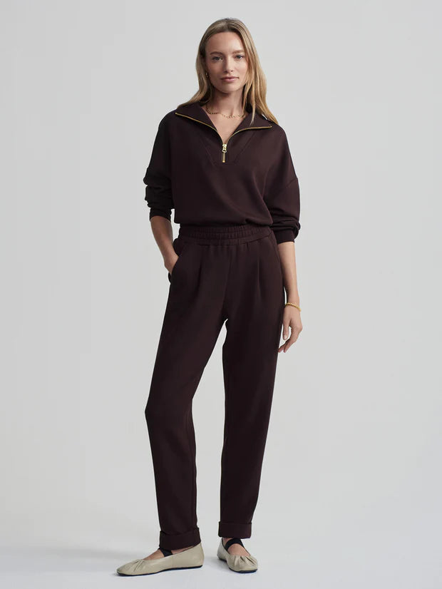 Varley The Rolled Cuff Pant in Coffee Bean