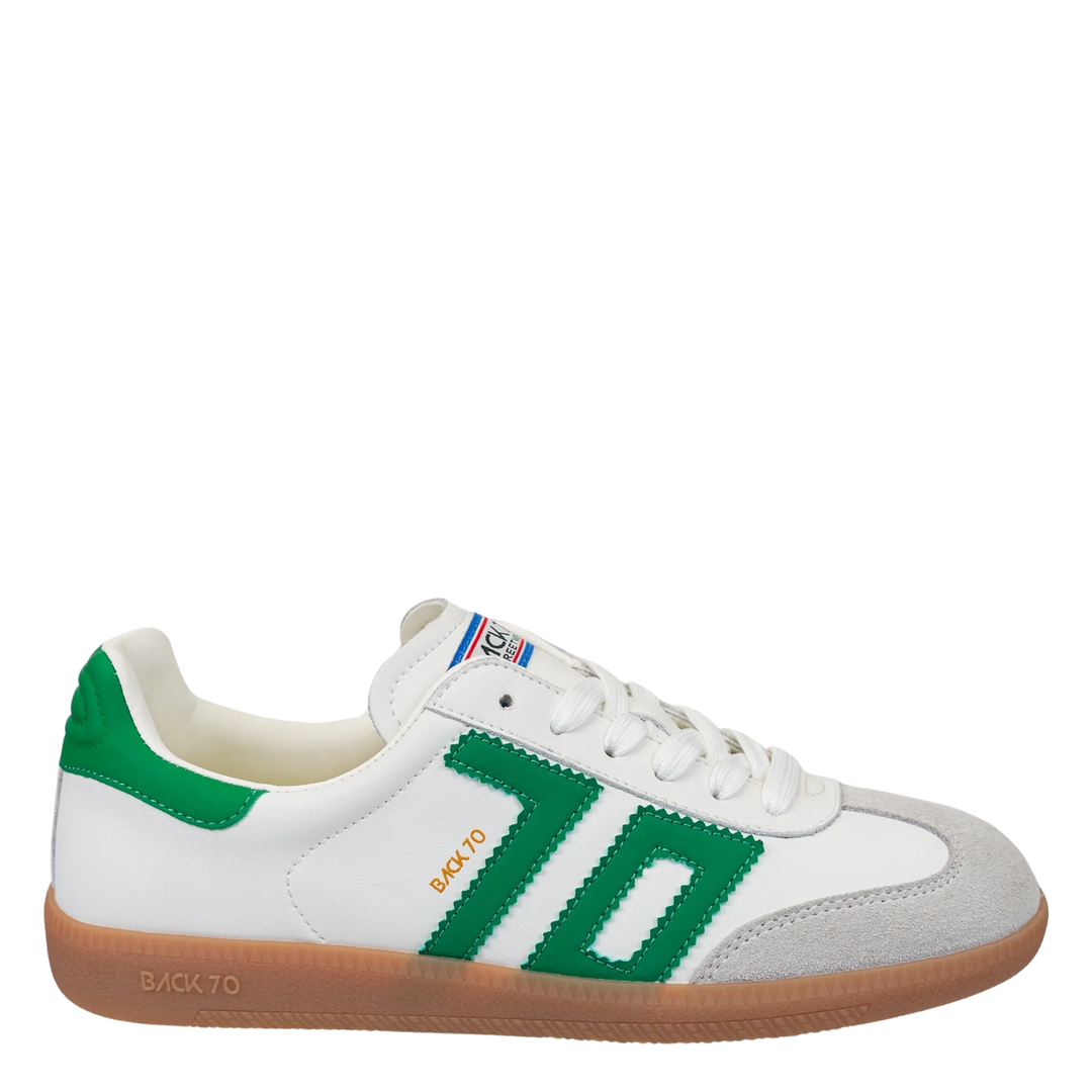 Back 70 CLOUD Sneakers in White Green