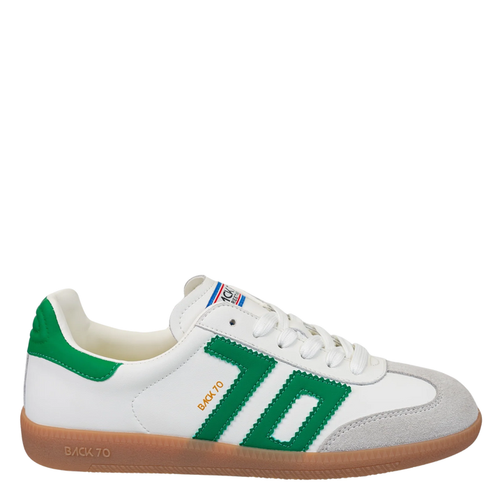 Back 70 CLOUD Sneakers in White Green