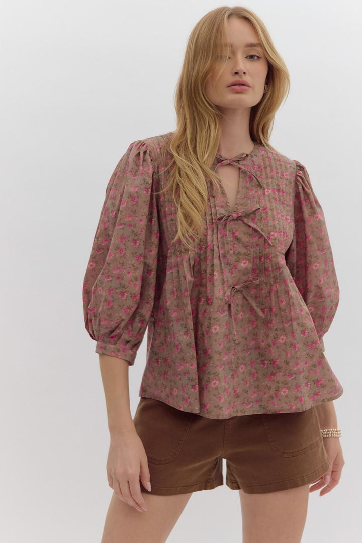 Blooming Radiance Printed Top