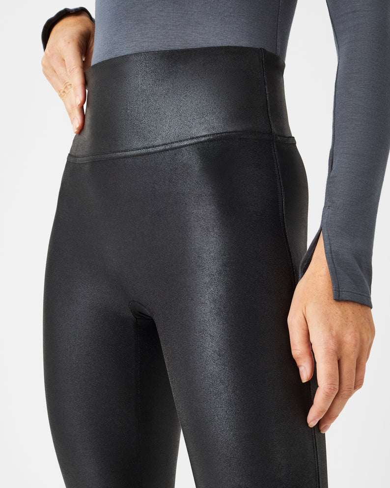 SPANX, Pants & Jumpsuits, Spanx Faux Leather Leggings Pants 2437 Medium