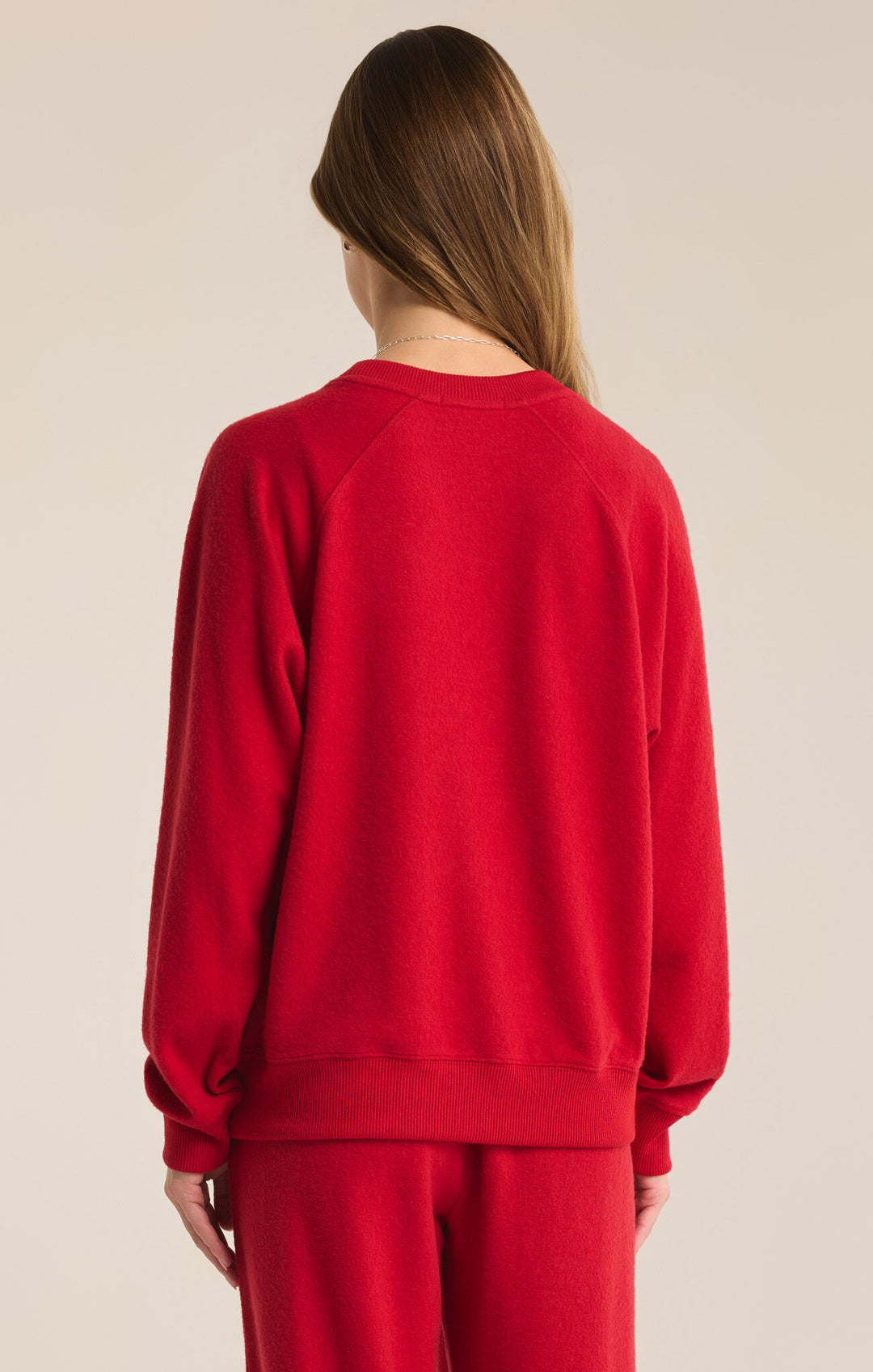 Z Supply Cassie Merry Top in Haute Red