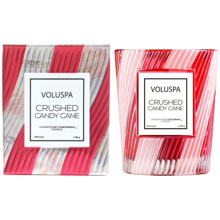 Voluspa Crushed Candy Cane Limited Edition Classic Candle