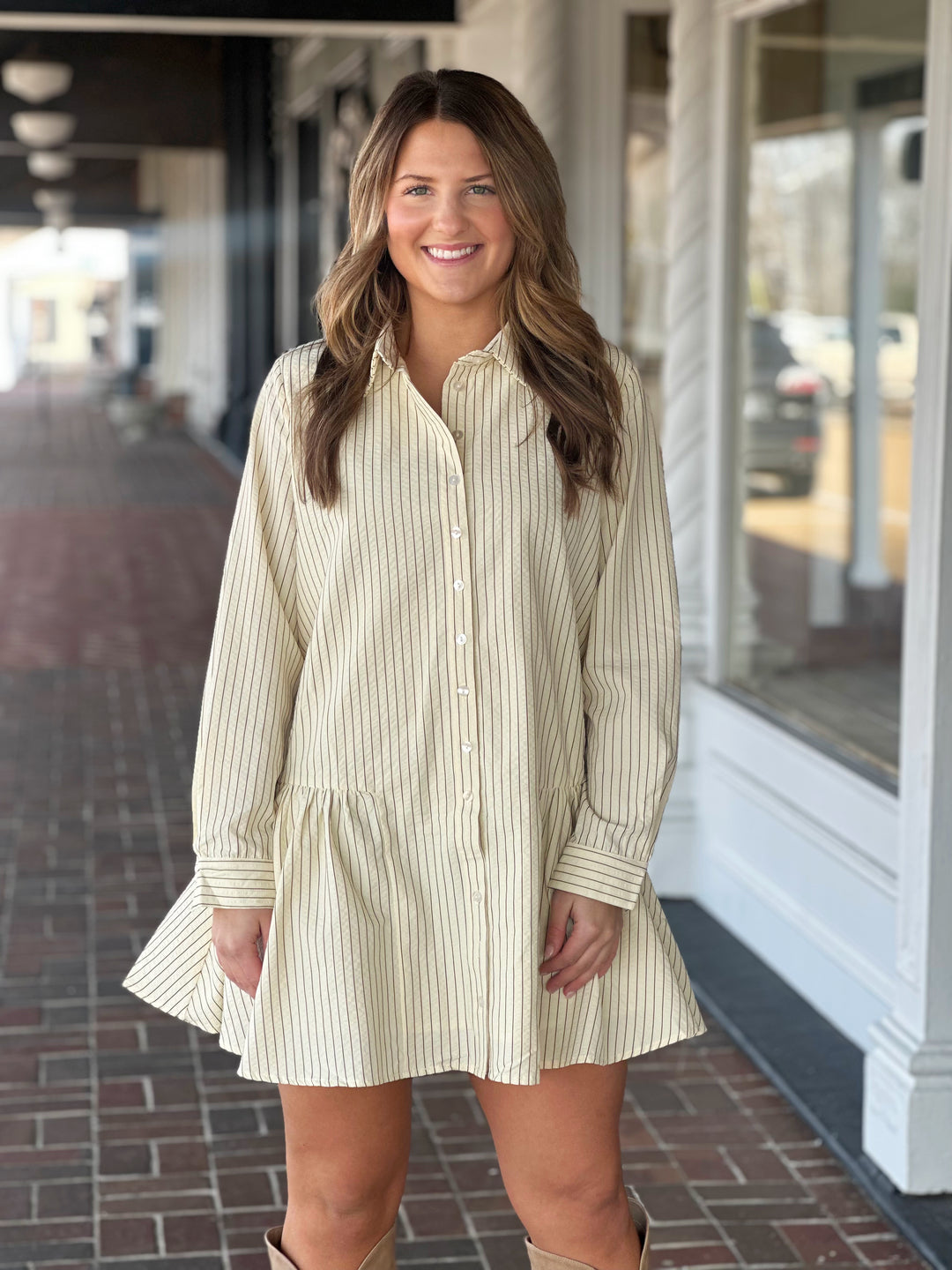 Simple Harmony Dress in Ivory