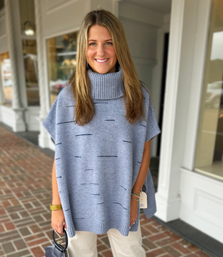 Kerisma Limi Poncho in Fog Blue