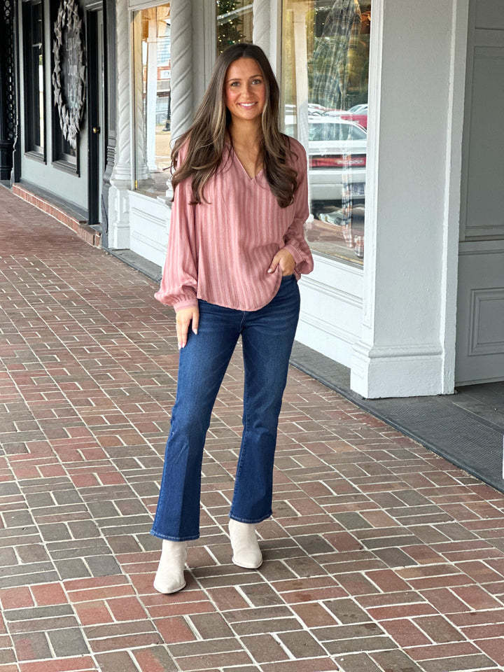 Maven West Blush Blouse