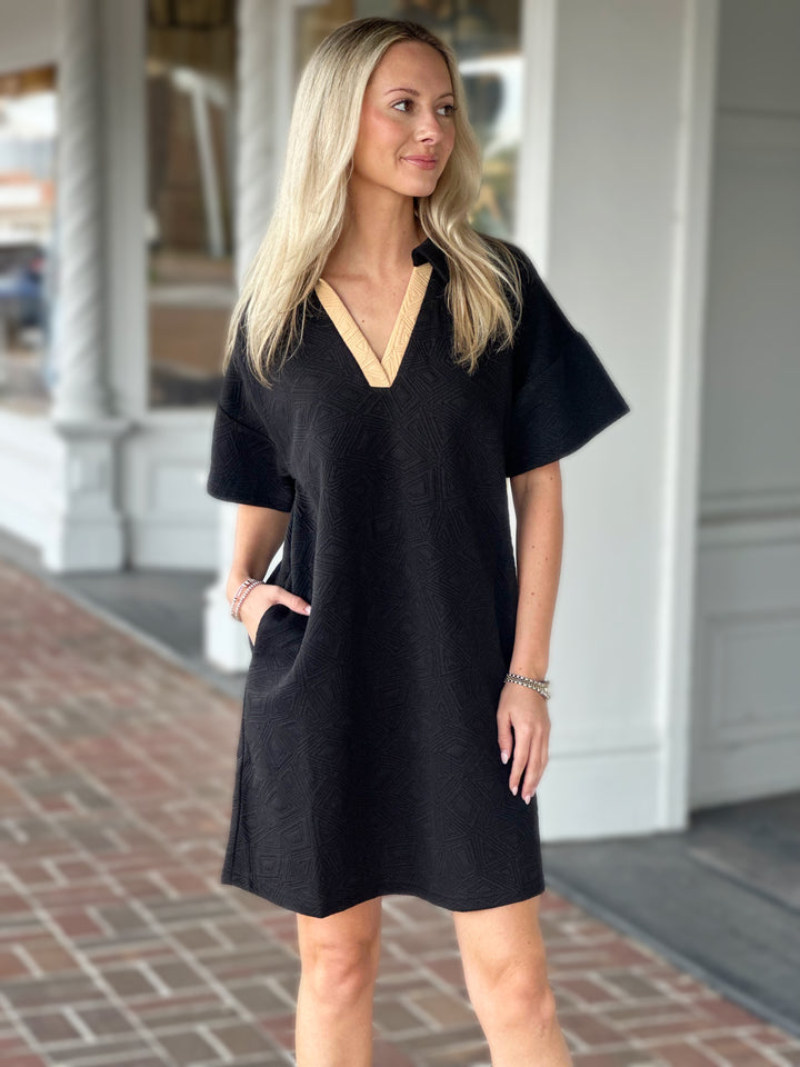 Posh Perfection Black Dress