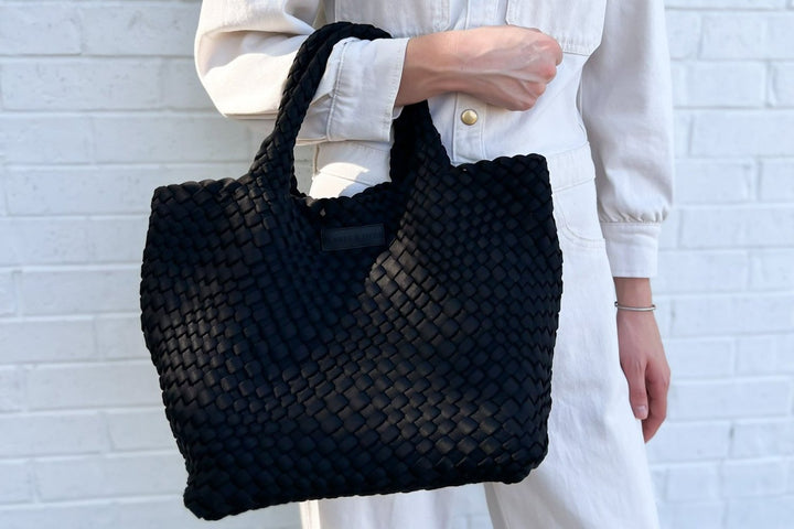 Parker & Hyde Black Woven Tote