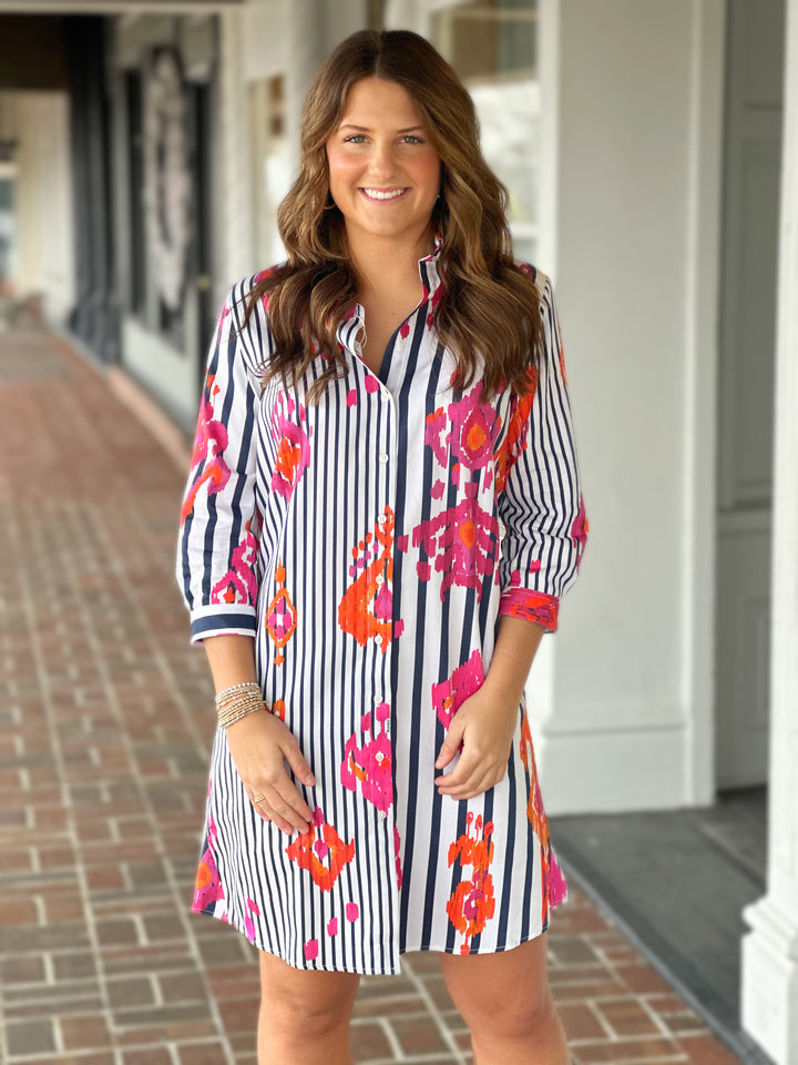 Vilagallo Dover Ikat Dress