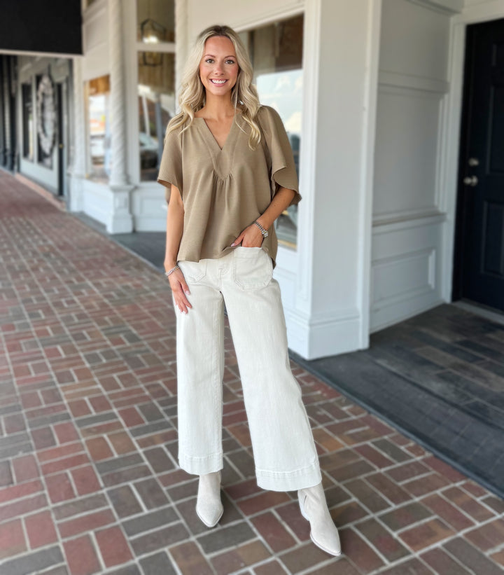 Effortless Selection Taupe Top