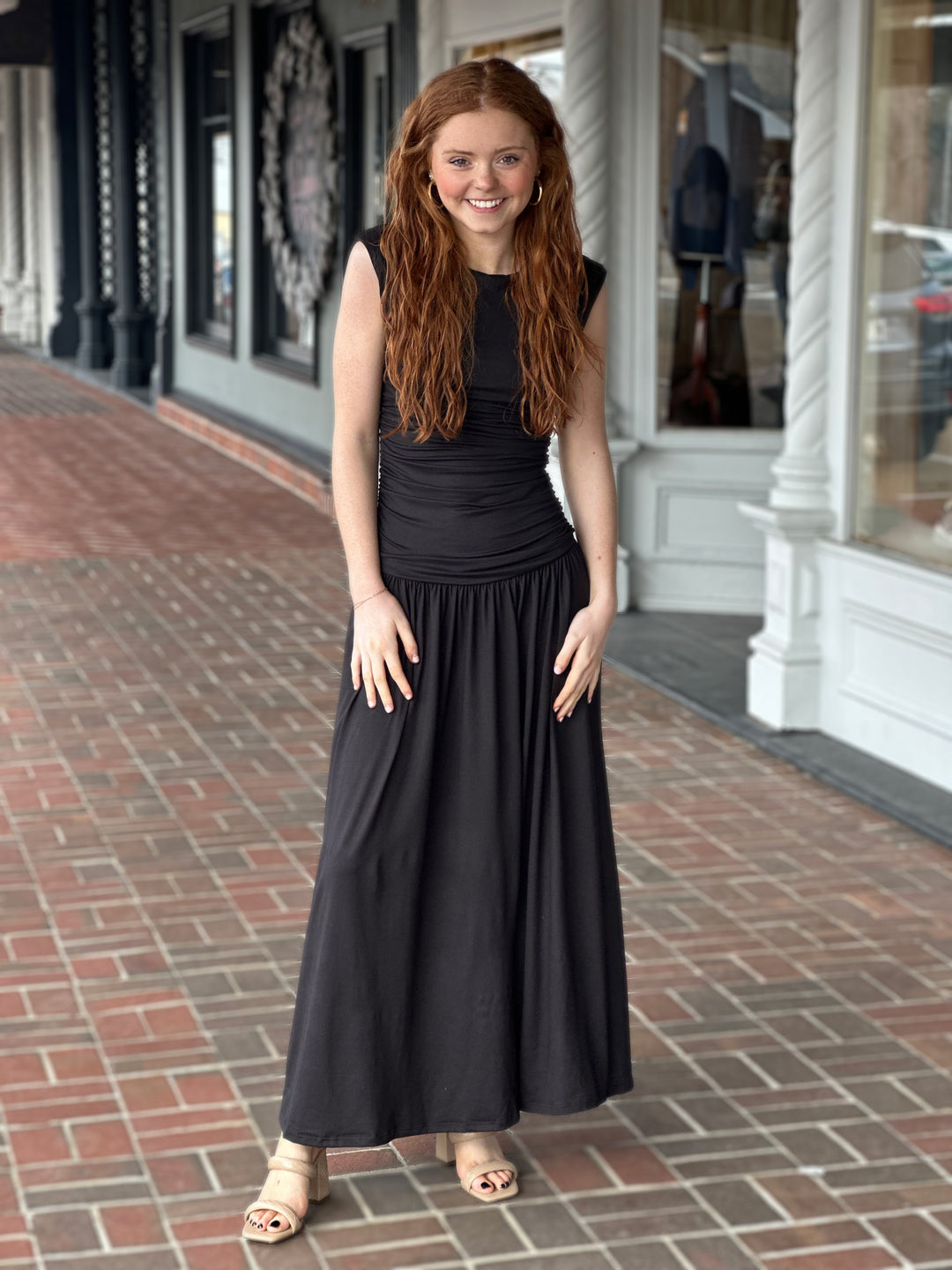 Even Better Black Maxi Dress