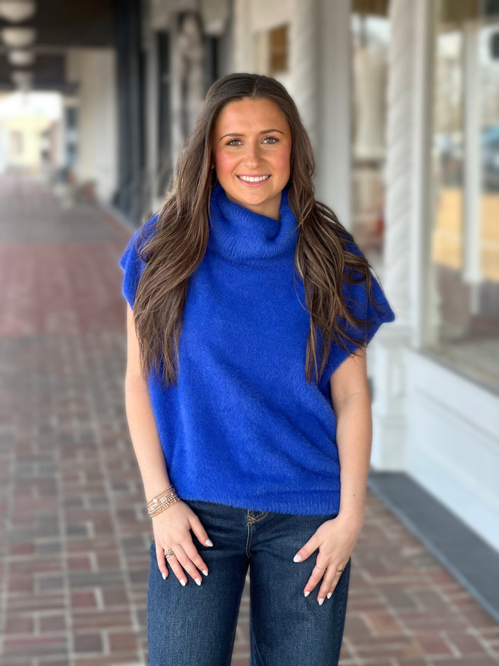 Fine Example Royal Blue Sweater