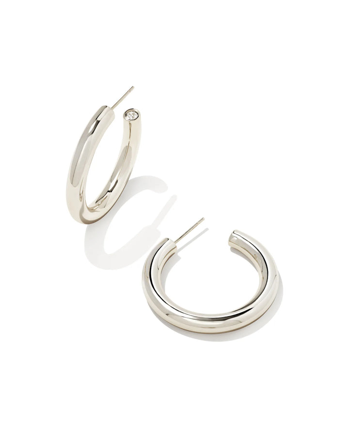 Kendra Scott Colette Hoop Earrings in Silver