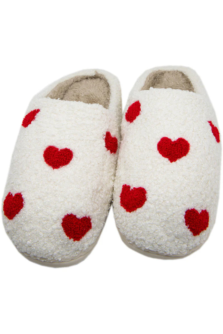 Repeat Red Heart Slippers Shoes