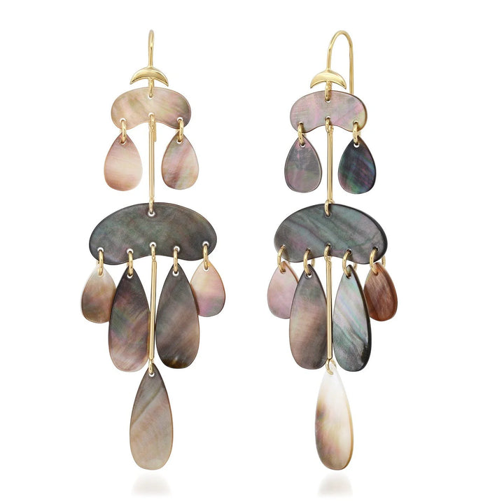 Mother of Pearl Chandelier Earrings