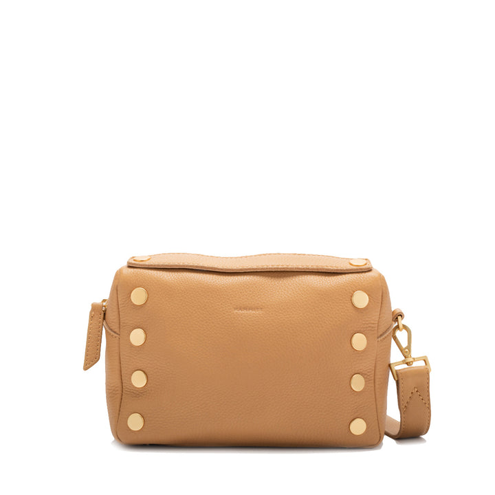 Hammitt Evan Leather Crossbody Bag Toast Tan/Brushed Gold