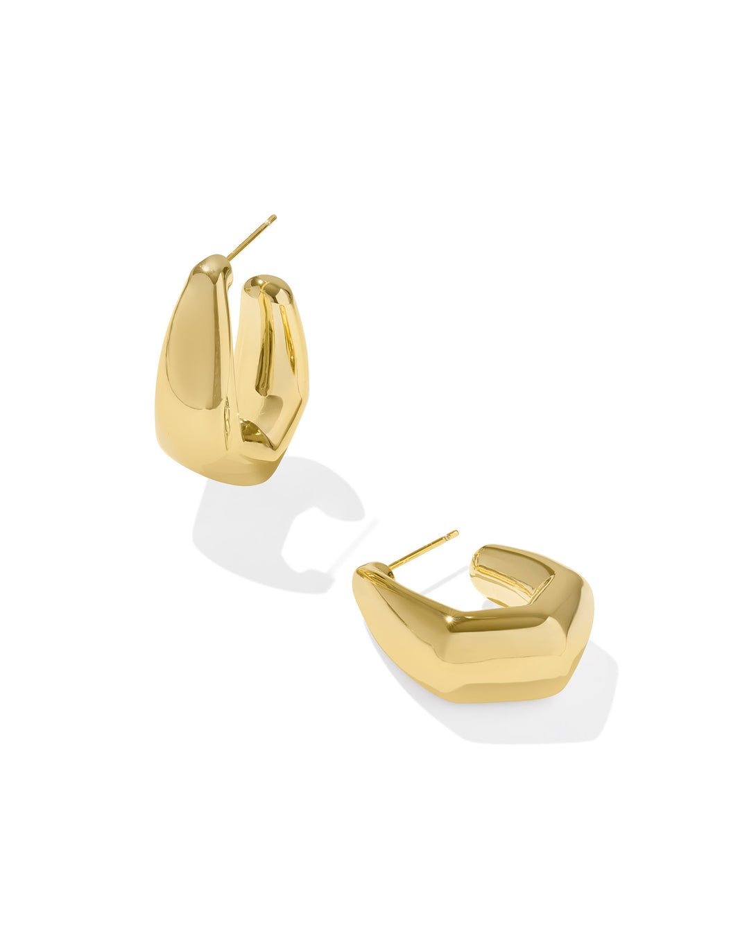 Kendra Scott Kaia Small Hoop Earrings in Gold