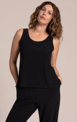 Sympli Go To Tank Relax Short in Black